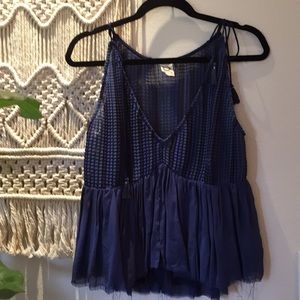 Anthropologie akemi+kin blue top